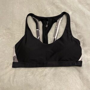 Under Armour Black Sports Bra with Racerback Design